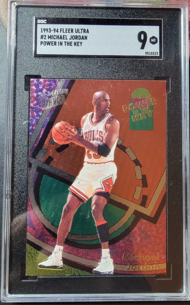 1993 Fleer Ultra #2 MICHAEL JORDAN Power In The Key SGC MINT 9 