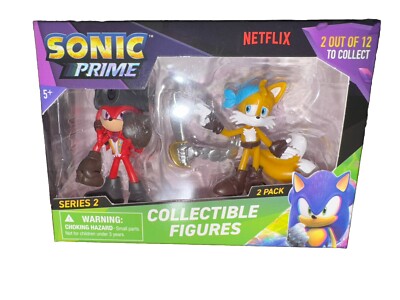 SONIC PRIME SERIES 2 KNUCKLES THE DREAD & MILES ''TAILS''  FIGURES 2 PACK