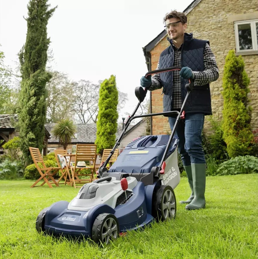Lawnmower Blade Spear And Jackson Cordless Lawn Mower Argos Corded