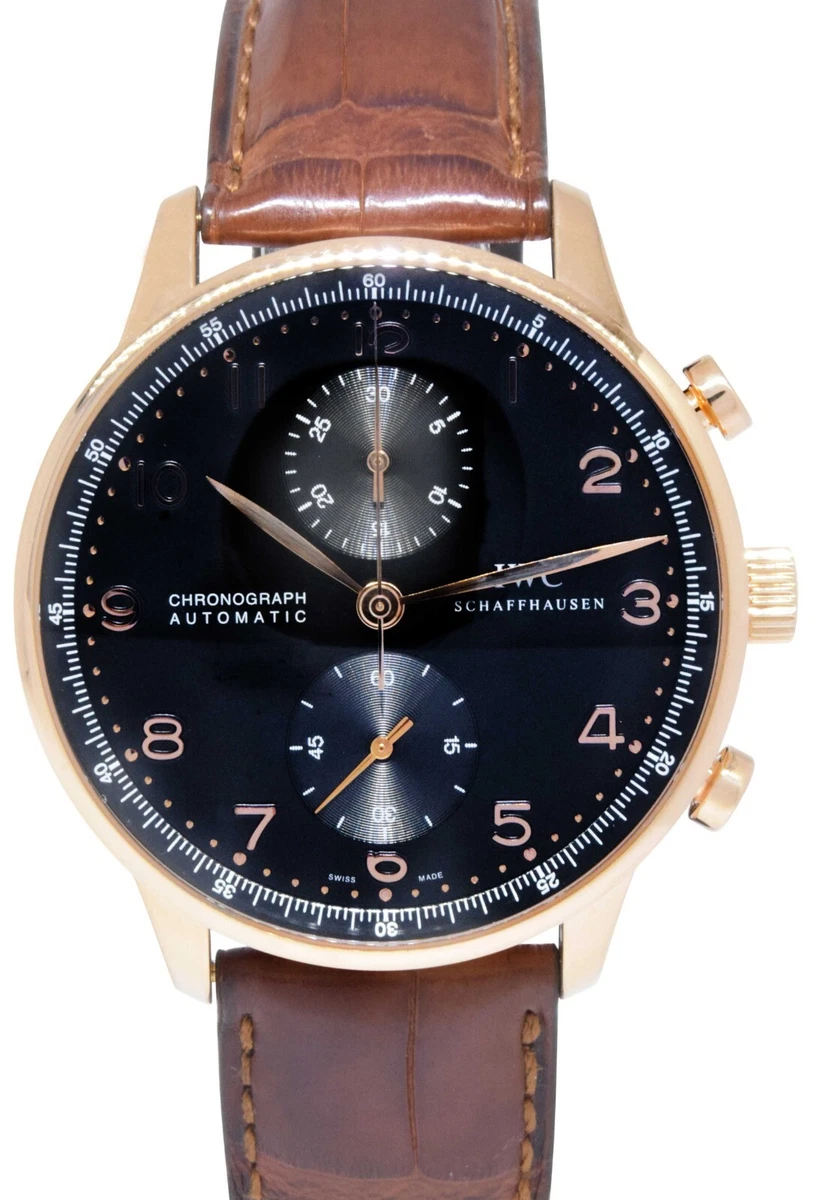 Iwc portuguese chronograph 3714 outlet