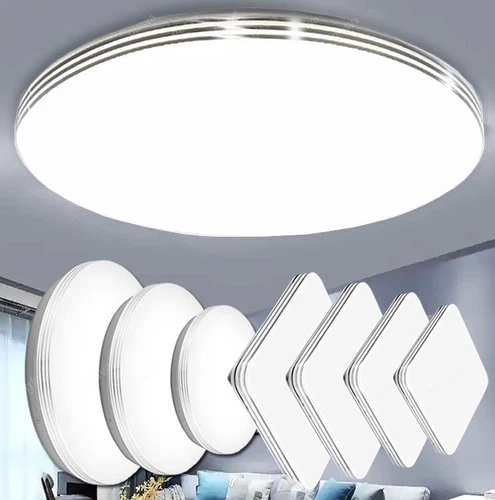 LED Deckenlampe Panel Deckenleuchte Schlafzimmer Bad Wohnzimmer Flurlampe IP44