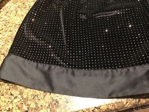 Pantaloncini da notte VS raso bling/glitter velluto NUOVI taglia x-large nero - Foto 2 di 4
