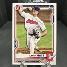 2021 Bowman Draft Tommy Mace #BD-111 Cleveland Indians