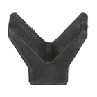 Attwood 11200-1 Boat Trailer Rubber Bow Stop V-Block Black 2-Inch by 2-Inch