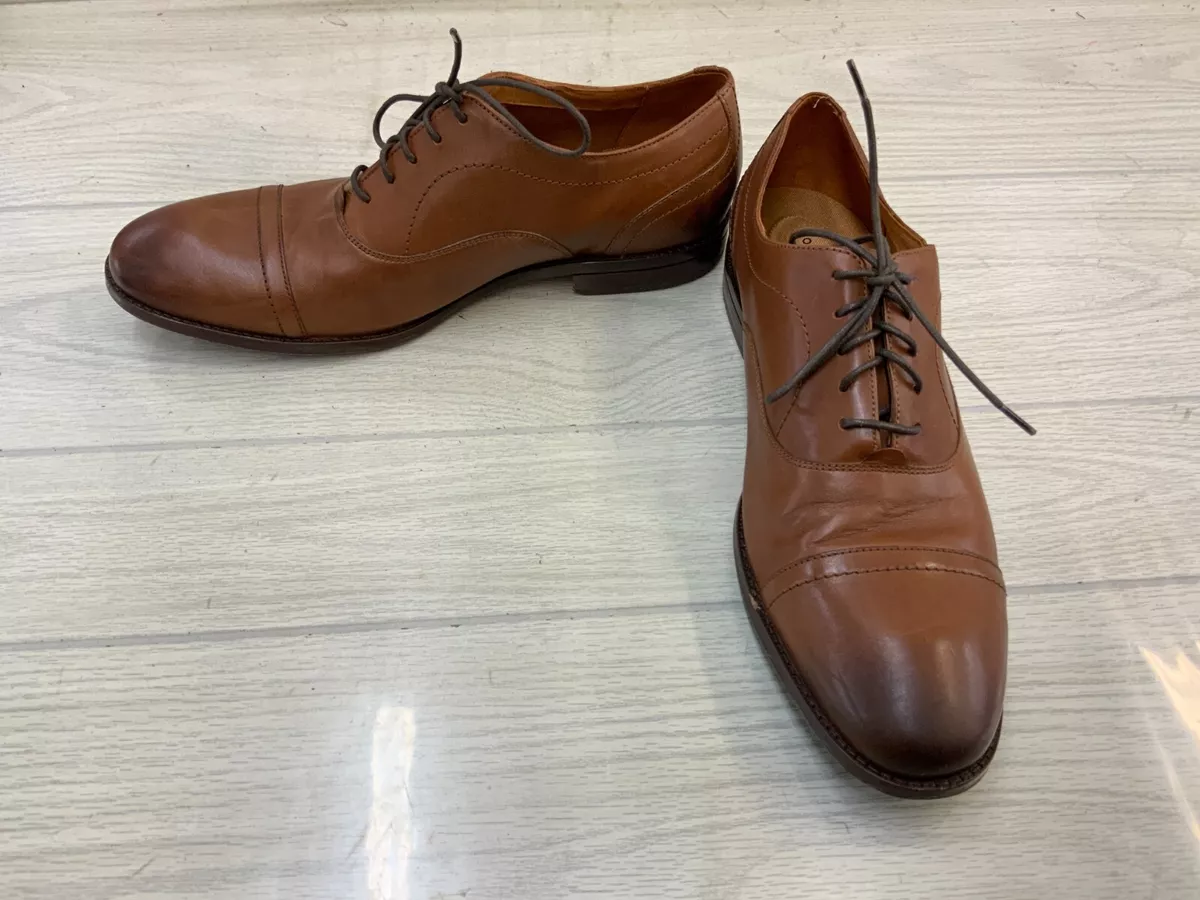Cole haan cap toe british tan sale