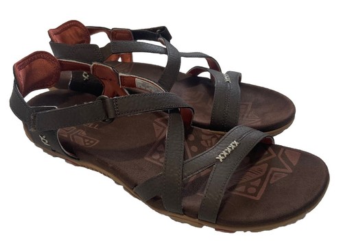 Merrell Women's Speed Fusion Web Hiking Sandspur Rose Leather Sandals Size 10 - Picture 2 of 14