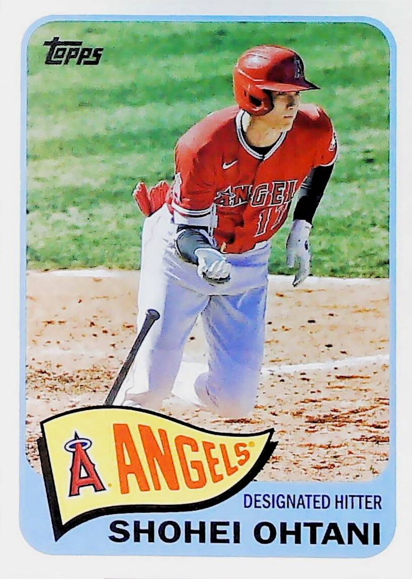 2021 Topps 1965 Redux #T65-4 Shohei Ohtani Los Angeles Angels | eBay