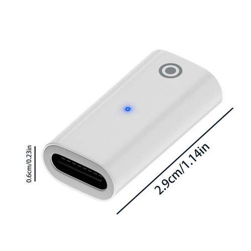 with Indicator Light Connector Charger Charging Cable Cord for Apple Pencil - Picture 2 of 10