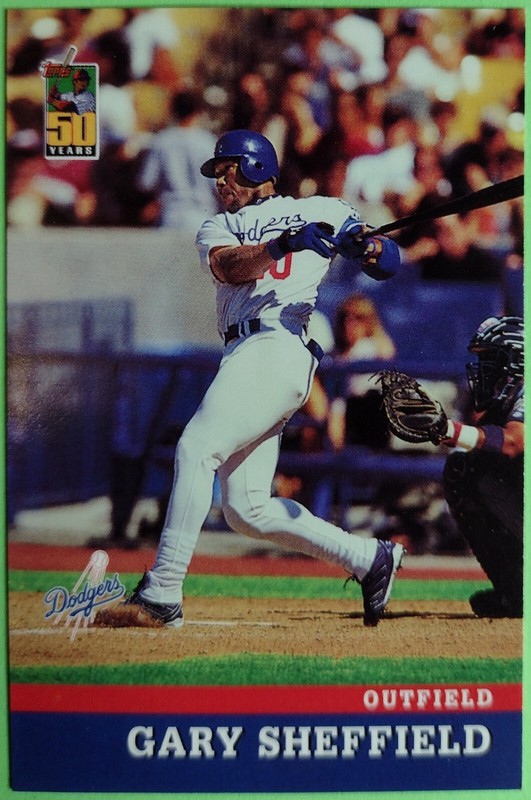 2001 Topps Post Cereal #10 GARY SHEFFIELD Los Angeles Dodgers