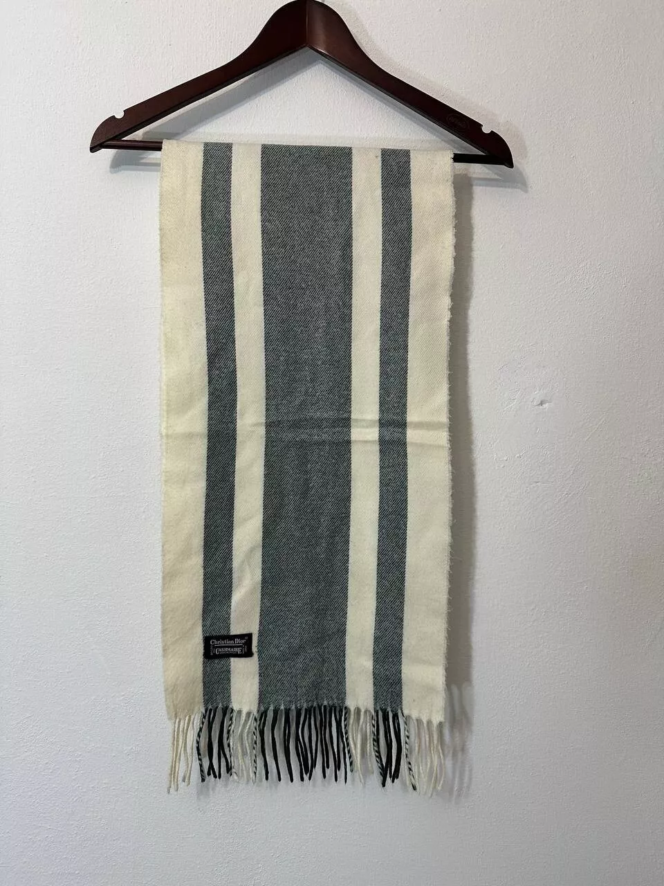 Foulard vintage Christian Dior laine