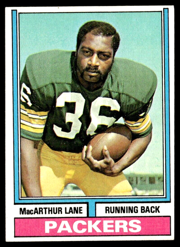 Green Bay Packers 9 Card Lot 1974 & '75 Topps - McCoy, Brockington, Lane (VG-EX) - Picture 10 of 20