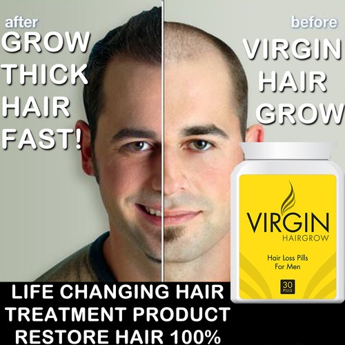 VIRGIN HAIR GROWTH PILLS UK's No.1 STOP HAIR LOSS and baldness