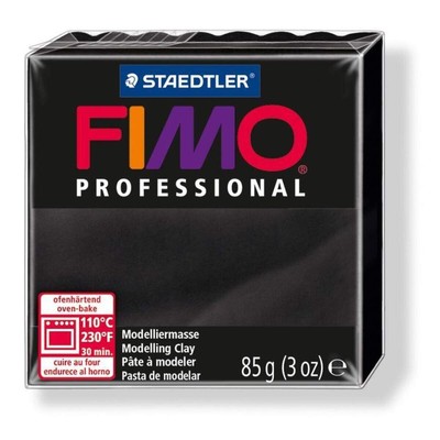 STAEDTLER  FIMO  professional Normalblock, 85 g, schwarz