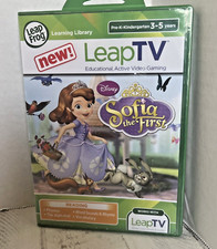 Leap Frog Leap TV Video Reading Game Disney Sofia the First 3 - 5 Years