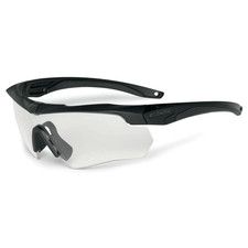 ESS Crossbow ONE Sunglasses Safety Glasses Black w/ Clear Lens 740-0615