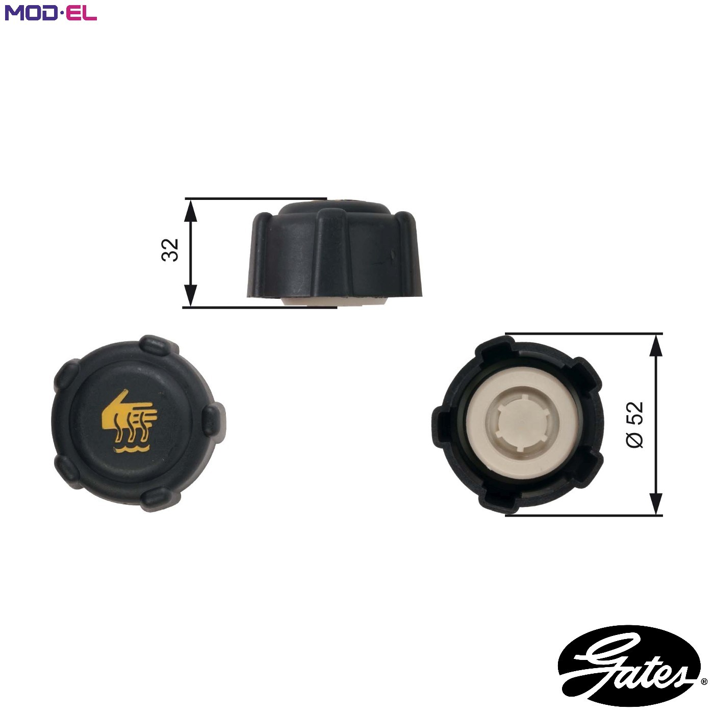 Radiator Cap fits DACIA Gates 8200048024 Genuine Top Quality Guaranteed New - Image 30