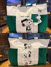 New 2025 Starbucks Snoopy Tote Bag Shoulder Bag 2 color