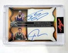 SHAQUILLE O'NEAL * GIANNIS ANTETOKOUNMPO 2025 LEAF METAL DUAL ON CARD AUTO 4/5