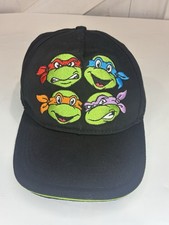 Teenage Mutant Ninja Turtles Nickelodeon Hat Cap Fitted Boys Black