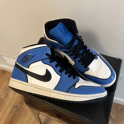Jordan 1 Mid Signal Blue Size 10