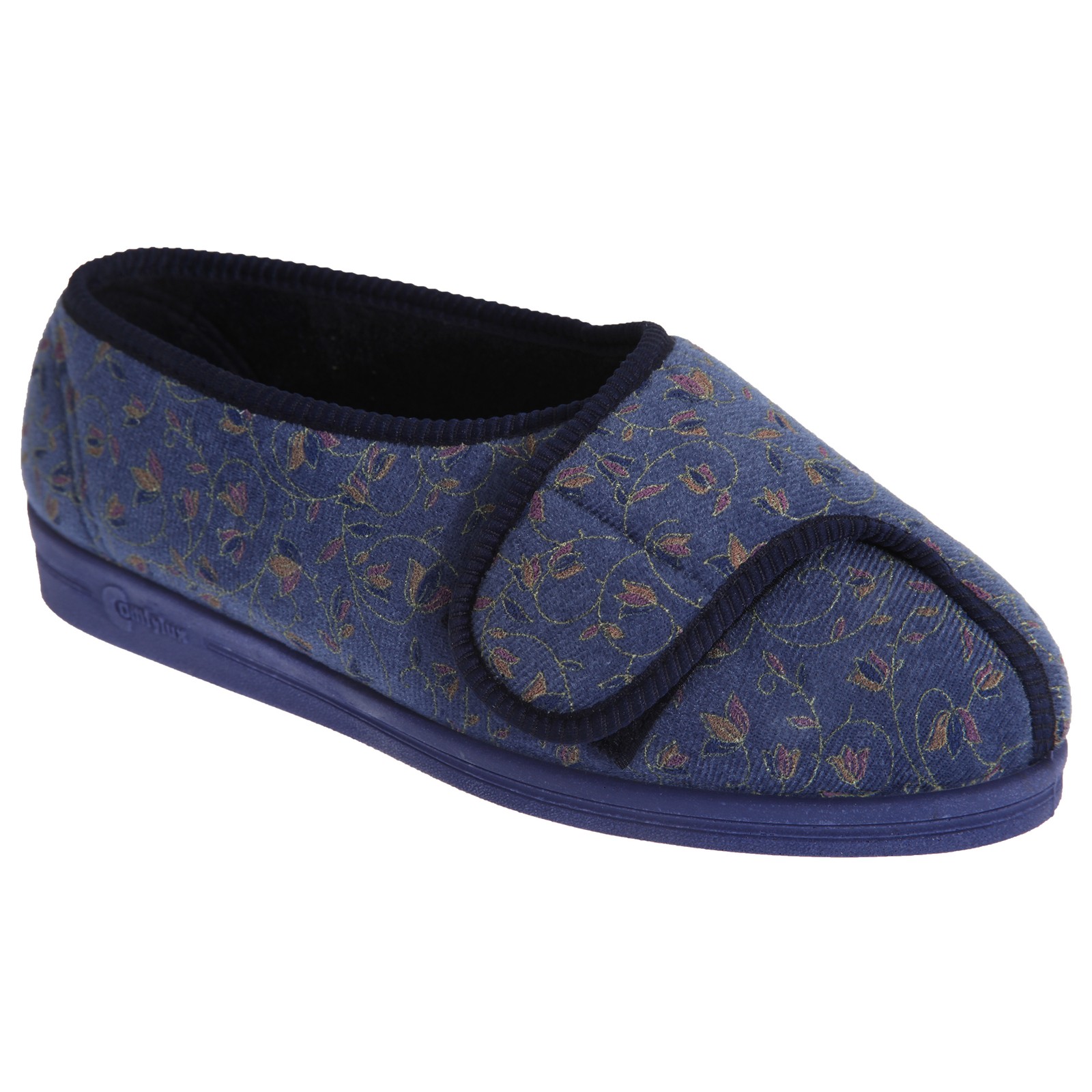 Comfylux - Zapatillas de estar por casa modelo Helon de ancho especial de mujer