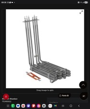 FALCON 731460012 ELECTRIC FRYER HEATER ELEMENT 10 KW C/W GASKET E401 E401F