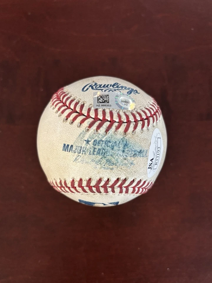 JON GRAY signed "game used" Official Baseball "7th MLB start" ~ MLB cert~JSA/COA - Image 2 of 4