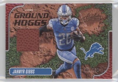 2024 Panini Absolute Ground Hoggs Materials 100/250 Jahmyr Gibbs #GHM-JGS 1g6j