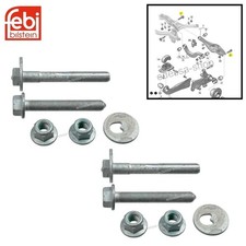 2x Schraubensatz Querlenker Hinten für VW GOLF 6 7 8 PASSAT B7 B8 CC 179236