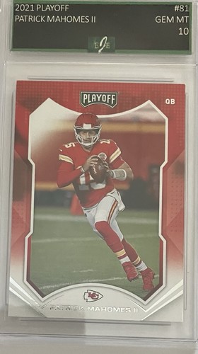 2021 Panini Playoff - Patrick Mahomes II #81 Grade 10 - Picture 1 of 2