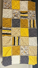 Handmade Patchwork Cotton Quilt Throw Blanket
