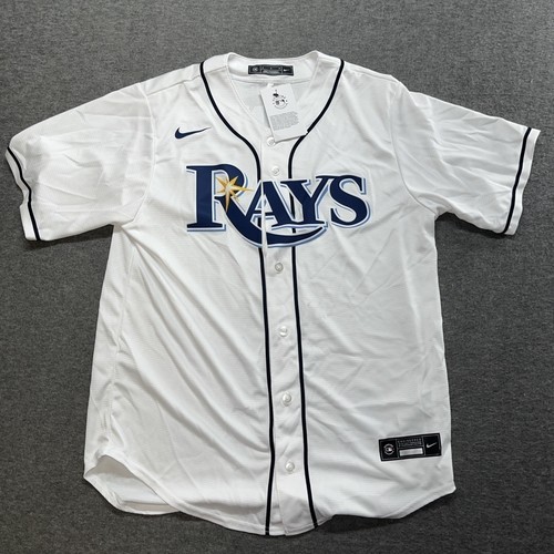 Men's Nike Wander Franco White Tampa Bay Rays Replica Player Jersey Medium 28973