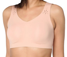 Evelyn Bobbie Jewel Cut Defy Wirefree Bra Medium Himalayan Salt A712756