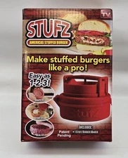 Perfect Bacon Bowl Set w/ Recipe Guide & Stufz Burger Maker Kitchen Cooking Tool