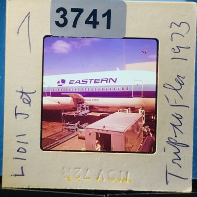 VINTAGE 1973 EASTERN AIRLINES LOCKHEED L-1011 TRISTAR JET 35MM SLIDE