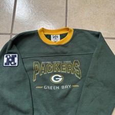 Vintage 90s USA Green Bay Packers Pullover Lee Sports NFL Green Sweatshirt Large