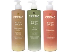 Womens Body Wash Set, White Jasmine Amber, Pear Blossom, Wild Iris Musk, 16 f...