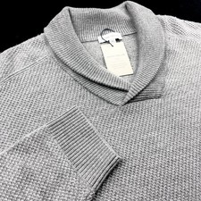 Peter Millar Crown Wool Textured Chunky Knit Pullover Sweater Gale XL 325