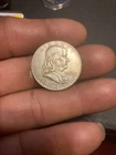 1953 Franklin Half Dollar 50C Circulated 90% Silver US Coin