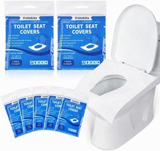 70 Pcs Toilet Seat Covers Disposable Flushable, XL Travel Toilet Seat Covers for