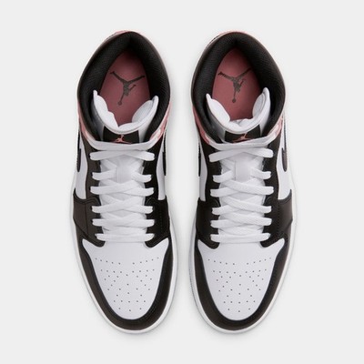 Nike Air Jordan 1 Mid White Black Rust Pink Sneakers DQ8426-100