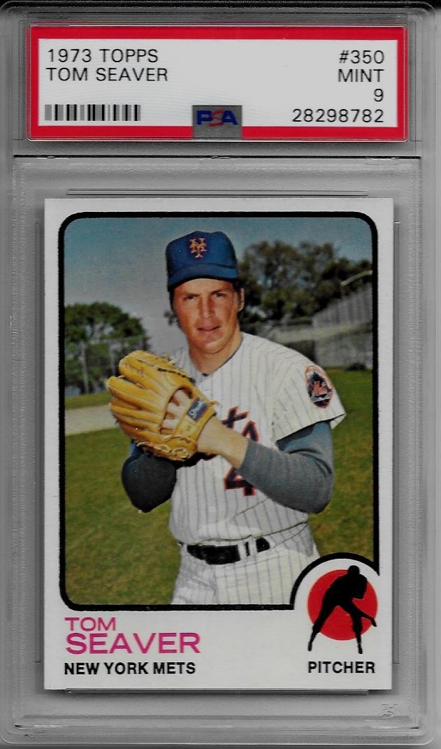 1973 Topps #350 Tom Seaver PSA 9 Mint Mets HOF