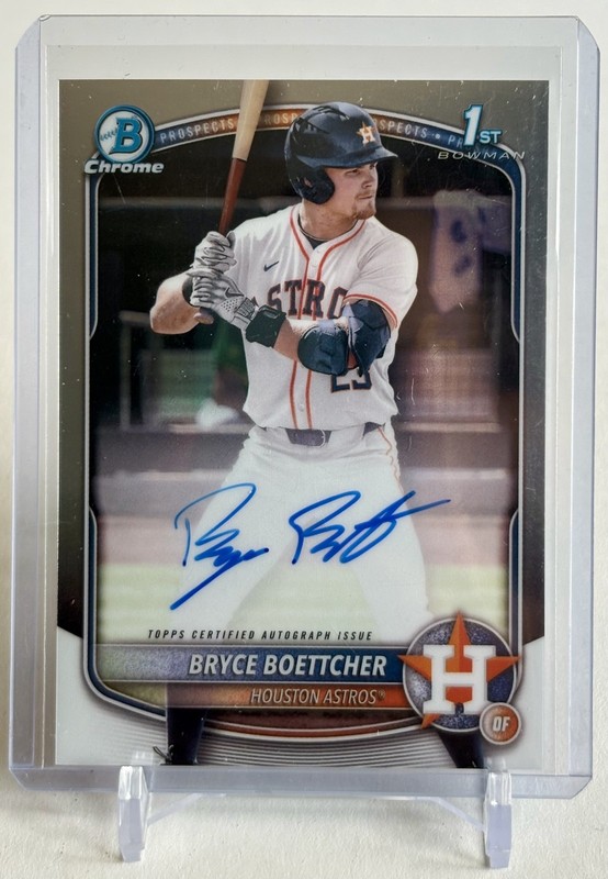 2025 Bowman Chrome - Prospect Autographs Bryce Boettcher 1st Auto
