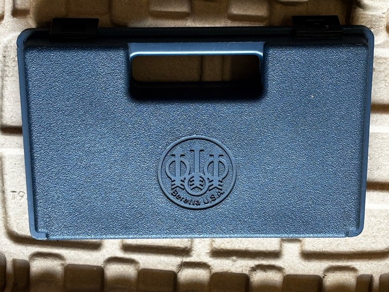 Original Beretta USA Blue Plastic Case Box for 92FS 96 92 Full and Compact
