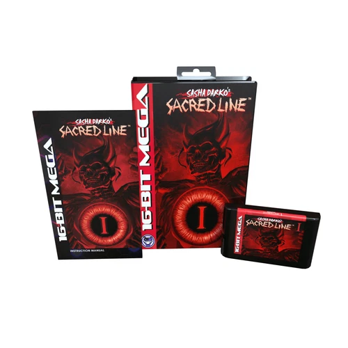 Sacred Line 1 - Genesis - Complete in Box CIB - Mega Cat Studios