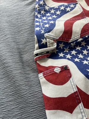 Supreme Flag Double Knee Painter Pant Size 32 | eBay
