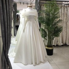 Elegant Detachable Cape Bridal Wedding Shawl White Ivory Wedding Accessories