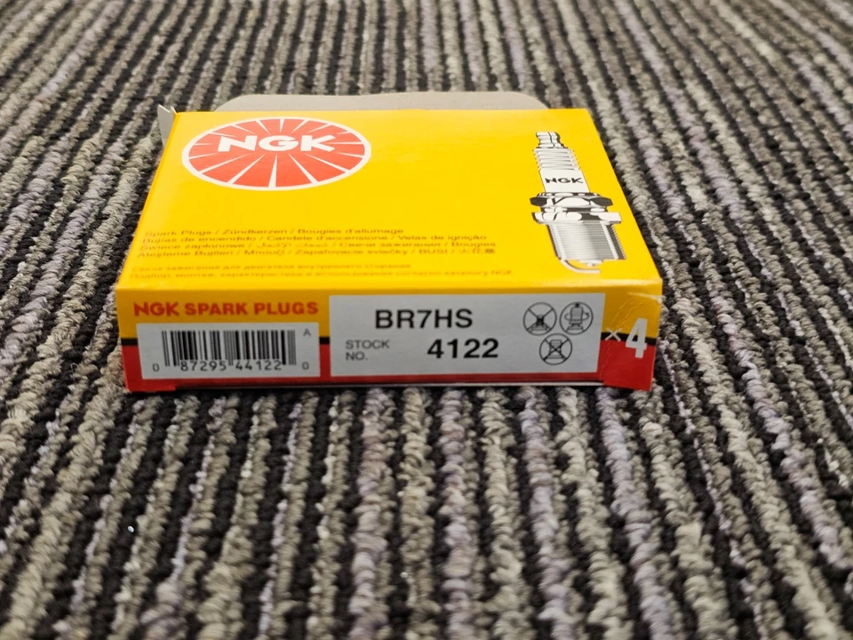 (CANTIDAD 4) Bujía NGK 4122 BR7HS compatible con Aprilia Scarabeo 50 2T 1993-2005 Foto 3 de 4