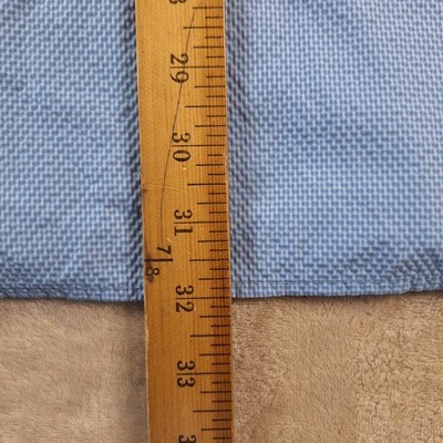 Chemise Orvis Homme Taille M – Manches Longues, Polyester Bleu, Pour Pêche Et Randonnée