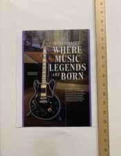 B. B. King “Where Music Legends are Born” One Page Two Sided Vintage Article